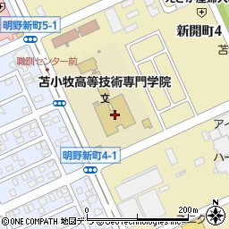 道立苫小牧高等技術専門学院周辺の地図