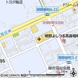 ファッションセンターしまむら苫小牧店周辺の地図