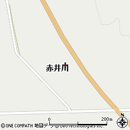 北海道寿都郡黒松内町赤井川周辺の地図