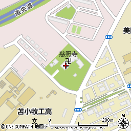 浄土宗慈照寺周辺の地図