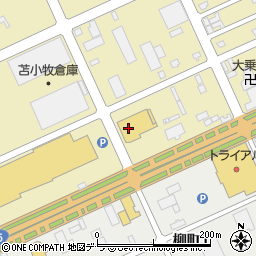 札幌トヨタ　苫小牧支店周辺の地図