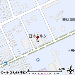 日本タルク株式会社　苫小牧工場周辺の地図