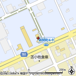 北海道日産苫小牧店周辺の地図