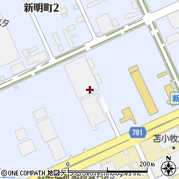 横浜ゴム苫小牧倉庫Ｂ周辺の地図