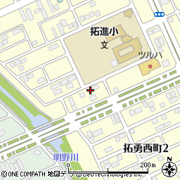 北海道苫小牧市拓勇西町3丁目3-22周辺の地図