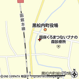 黒松内町役場　農業委員会周辺の地図
