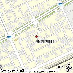 北海道苫小牧市拓勇西町1丁目10-20周辺の地図