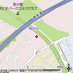 幌内川周辺の地図