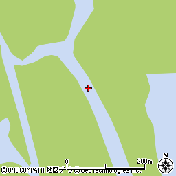 長節川周辺の地図