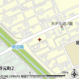 北海道苫小牧市拓勇西町3丁目13-28周辺の地図