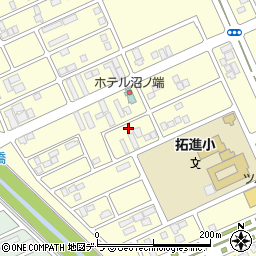 北海道苫小牧市拓勇西町3丁目11-18周辺の地図