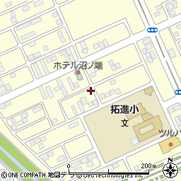 北海道苫小牧市拓勇西町3丁目11-22周辺の地図