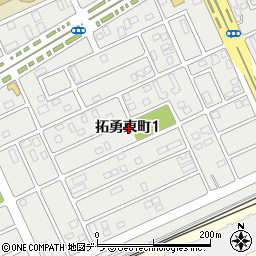 〒059-1303 北海道苫小牧市拓勇東町の地図