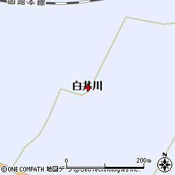北海道寿都郡黒松内町白井川周辺の地図