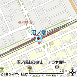 沼ノ端駅周辺の地図