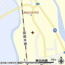 北海道寿都郡黒松内町黒松内166-2周辺の地図