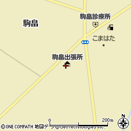 幕別町駒畠出張所周辺の地図