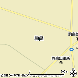 北海道中川郡幕別町駒畠周辺の地図