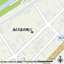 〒059-1366 北海道苫小牧市あけぼの町２丁目の地図