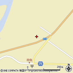 平取町役場　荷負生活館周辺の地図