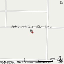 カナフレックスコーポレーション株式会社　北海道工場周辺の地図