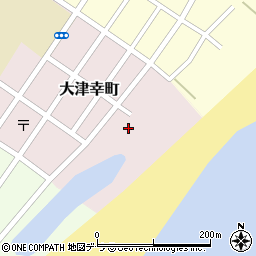 北海道中川郡豊頃町大津幸町61周辺の地図