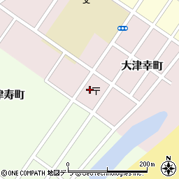 豊頃町役場　大津地域コミュニティセンター周辺の地図