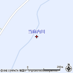 当麻内川周辺の地図