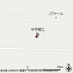 株式会社中予精工北海道工場周辺の地図