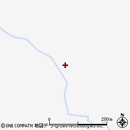 ポンワッカリベツ沢周辺の地図