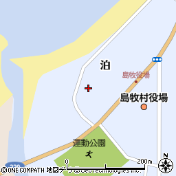 北海道島牧郡島牧村泊周辺の地図