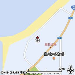 北海道島牧郡島牧村泊38-7周辺の地図
