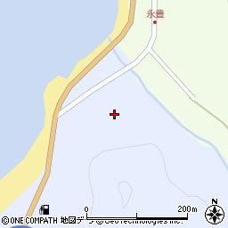 北海道島牧郡島牧村泊8周辺の地図