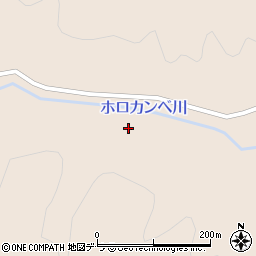 ホロカンベ川周辺の地図