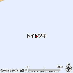 北海道十勝郡浦幌町トイトツキ周辺の地図