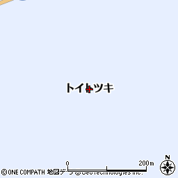 北海道浦幌町（十勝郡）トイトツキ周辺の地図