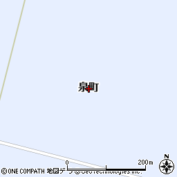北海道帯広市泉町周辺の地図