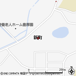 北海道勇払郡厚真町新町周辺の地図