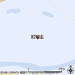 北海道沙流郡平取町岩知志周辺の地図