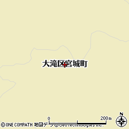 北海道伊達市大滝区宮城町周辺の地図