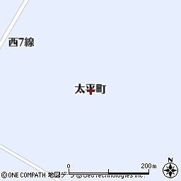 北海道帯広市太平町周辺の地図