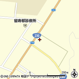 北海道虻田郡留寿都村留寿都2周辺の地図