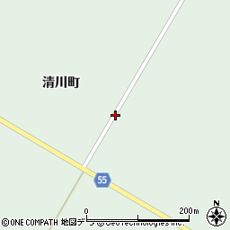 北海道帯広市清川町東１線周辺の地図