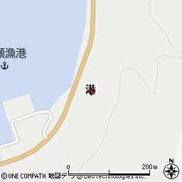 北海道島牧郡島牧村港周辺の地図