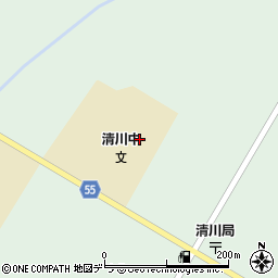 北海道帯広市清川町西通周辺の地図