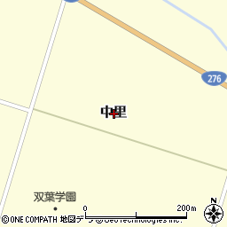 北海道虻田郡喜茂別町中里周辺の地図