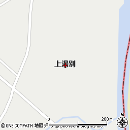 北海道寿都郡寿都町湯別町上湯別周辺の地図