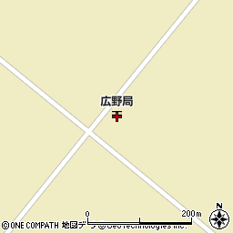 広野郵便局周辺の地図