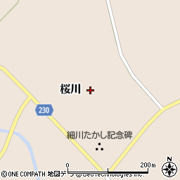 北海道虻田郡真狩村桜川周辺の地図