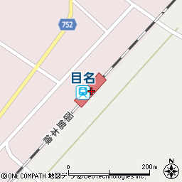 目名駅周辺の地図